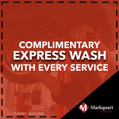 Complimentary Express Wash With Every Service